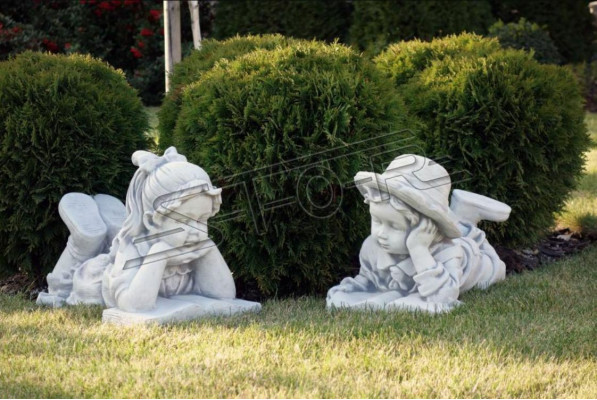 Jongen Bub 31cm Figuur Standbeeld Beeldhouwwerken Sculptuur Beelden Tuindecoratie