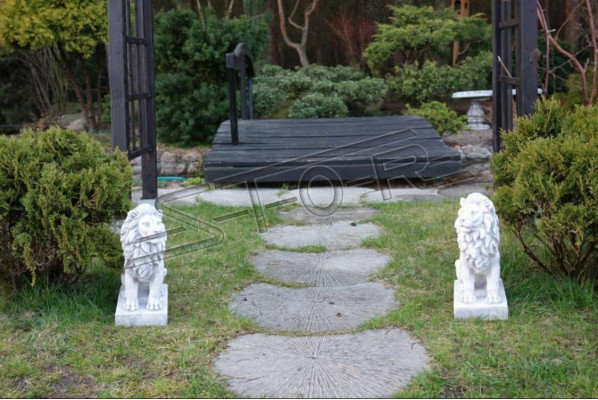 Leeuwen tuinbeeld Terras tuin Sculptuur Beelden Sculpturen Decoratie Standbeelden