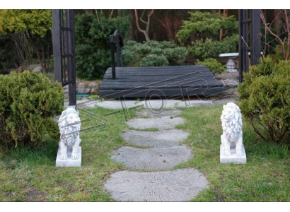 Leeuwen tuinbeeld Terras tuin Sculptuur Beelden Sculpturen Decoratie Standbeelden
