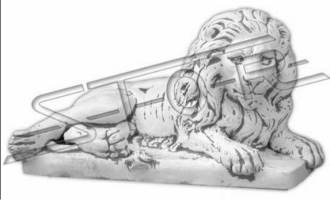 Leeuw Liggend Standbeeld Figuur Tuin Terras Decoratie Sculptuur Antiek
