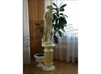 Zuil Figuur Sculptuur Figuur Standbeeld Zuilen Ontwerp Tuin Decoratie Deco