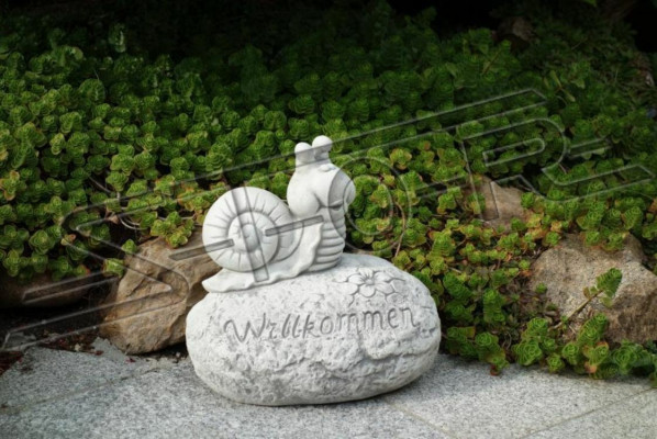 Schild Welkom Slak Welkomstborden Tuin Figuur