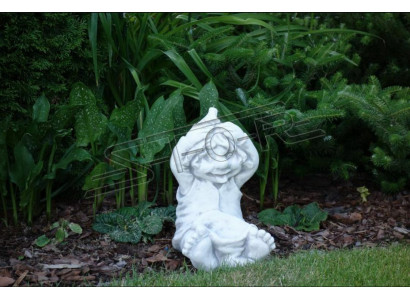 Beeld Figuur Gekke Jongen Tuindecoratie Sculptuur Figuren