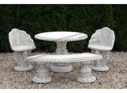 Stenen tafel terras tuin decoratie meubels Edel antiek stijl ontwerp