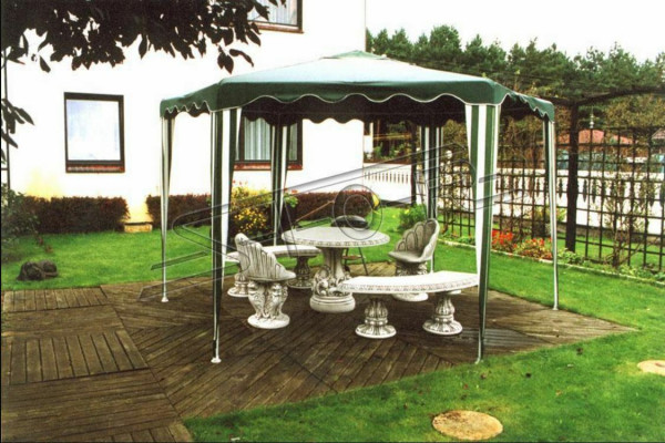 Stenen tafel terras tuin decoratie meubels Edel antiek stijl ontwerp