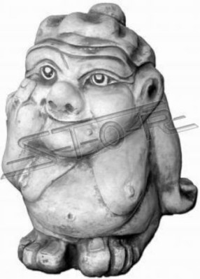 Trol 36cm sculptuur ontwerp beeld standbeeld tuinfiguren standbeelden