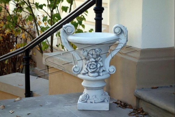 Vaas Decoratie Deco Artikel Tuin Terras Bloempot Vazen Wit Emmers