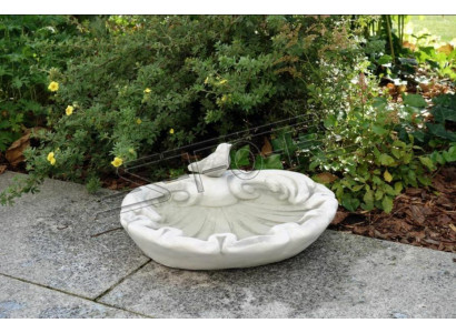 Vogeldrinkbak sculptuur decorontwerp figuur standbeeld tuinfiguren beelden