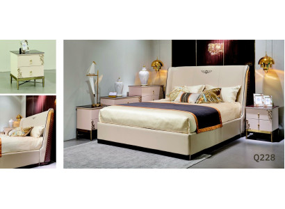 Slaapkamerset Bedden Luxe Bed 2x nachtkastje 3 delen 180x200 Bed