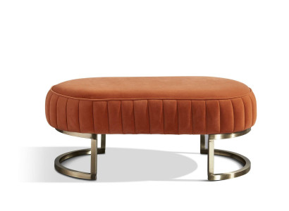 Klassieke voetenbank krukje bijzettafel oottomaan chaise longue