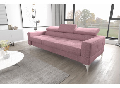 Driepersoonsbank Bekleding Design Bank Moderne 3-zits Woonkamermeubels Roze Bankstellen