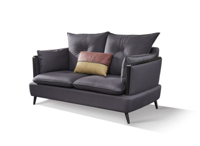 Bankstel 2-zits Designbanken Beklede banken Stoffenbanken Relax Moderne zitbanken Tweezitsbank