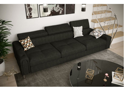 Bank 3-zits Stof leder Bankstellen Bank Bekleding Luxe Meubels Moderne Driezitter
