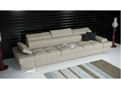 Sofa 4-zits bank gestoffeerde designbank 4-zits banken textiel designbank meubels