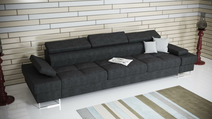Sofa 4-zits bank gestoffeerde designbank 4-zits banken textiel designbank meubels