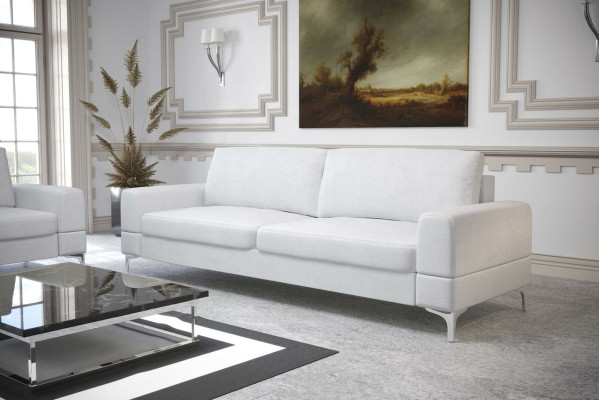Sofa Bank Bekleding Elegant Luxe Ontwerp Tweezitter Woonkamer Moderne Banken