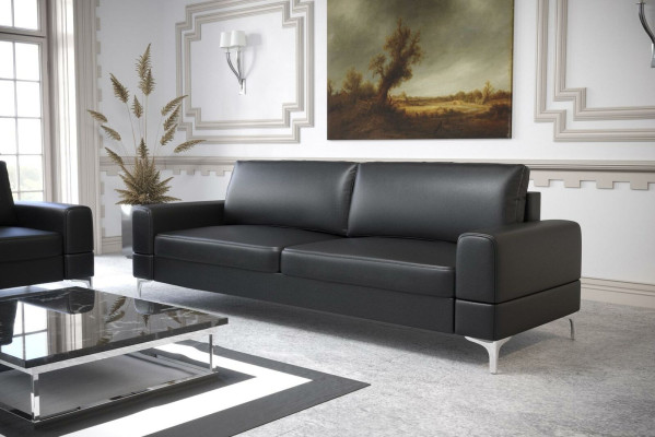 Sofa Bank Bekleding Elegant Luxe Ontwerp Tweezitter Woonkamer Moderne Banken