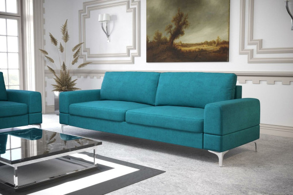 Sofa Bank Bekleding Elegant Luxe Ontwerp Tweezitter Woonkamer Moderne Banken