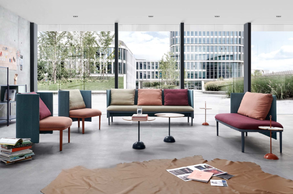 Stel luxe meubilair bankstel 311 chaise longue met salontafel bijzettafel 8-delig.