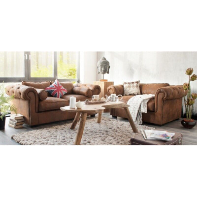 Chesterfield bankstel 3+2 bank stoffering set bankstellen banken Nieuw bank leder  Chesterfield bankstel 3+2 bank bekledingsset banken banken Nieuwe leren bank