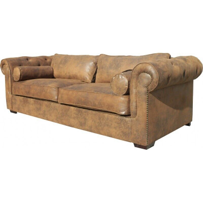 Chesterfield bankstel 3+2 bank stoffering set bankstellen banken Nieuw bank leder  Chesterfield bankstel 3+2 bank bekledingsset banken banken Nieuwe leren bank
