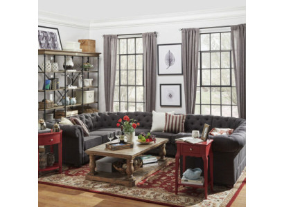 XXL Grote Chesterfield woonlandschap bank bank bekleding hoek zit U-vorm banken nieuw  XXL Groot Chesterfield woonlandschap bank bankstel hoekbank U-vorm banken nieuw