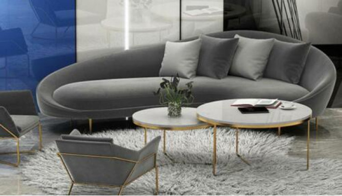 Eckbank L-vorm Fluweel Bank Woonlandschap Relax Zit Ontwerp Bank Lounge Bankstellen