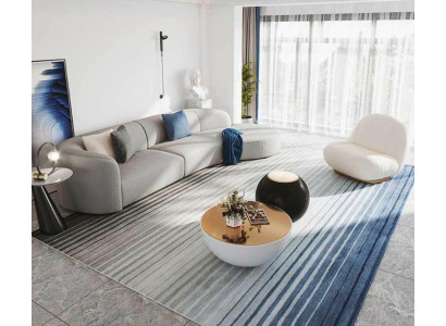 Bank L-vorm Bank Woongebied Relax Zit Ontwerp Bank Lounge Banken Stof Nieuw