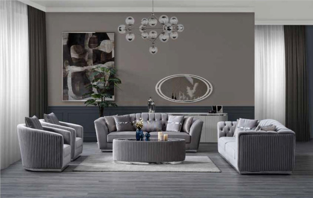 Polsterbank 3-zits comfortabel luxueus in bank moderne stijl 286cm
