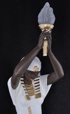Vloerlamp Sculptuur Figuur Lampen Verlichting Egypte Standbeeld Figuren Sculpturen Decoratie