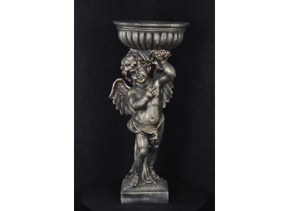 Engel Figuur Sculptuur Sculpturen Ontwerp Decoratie Vaas Bloemen P0624 92,50cm