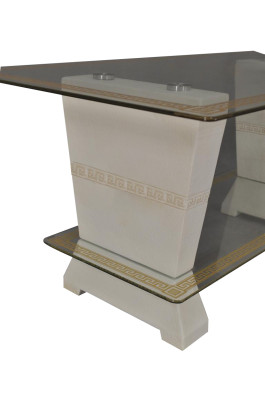 Ontwerp Medusa Salontafel Glazen Tafel Bijzettafels Bank Klassiek XXL Nieuw