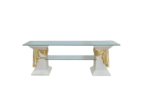 Klassiek RTV-audiomeubel Televisietafel Tv-tafels Tv-meubel Medusa-rek Vitrine 1878