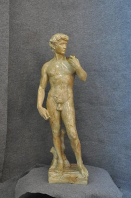 David Beeldhouwwerk Sculpturen Figuren Antieke Stijl Standbeeld Standbeelden Figuur XXL 115cm Nieuw