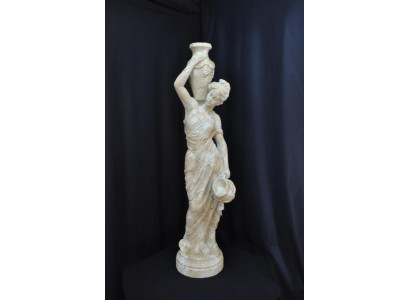 Vrouw Beeld Vaas Vaas Figuur Tuinbeeld Beelden Figuren Waterdraagster 345