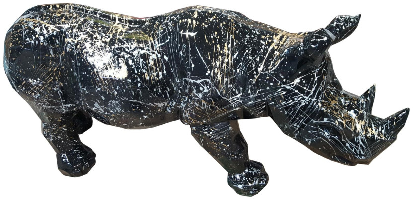 Decoratie beeld Neushoorn Sculptuur Abstracte designer Loft Decoratie Sculpturen Tuin