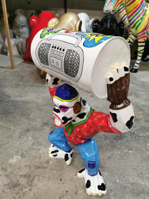 Beeldhouwwerk Decoratie Decoratie Gorilla Tuin Nieuw Ontwerper Figuur Standbeeld Moderne Figuren