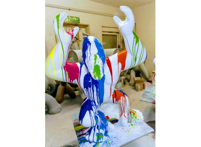 Beelden decoratie Deco Gorilla Tuin Nieuwe Designer Figuur Standbeeld Moderne Figuren