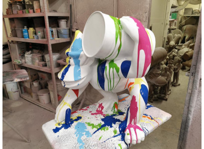 Gorilla Beeld Standbeeld Beelden Standbeelden Decoratie Deco Tuinbeeld Sculpturen Nieuw