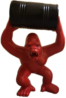 Ontwerper Gorilla Beeld Standbeeld Moderne Figuren Standbeelden Decoratie Decoratie Tuin Nieuw