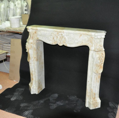 Haard Bekleding Omlijsting Marmer Stijl Decoratie Barok Klassieke Haarden Oven