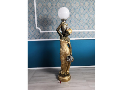 Vloerlamp Lamp Licht Beeld Figuur Sculpturen Sculptuur Beelden Staande lamp