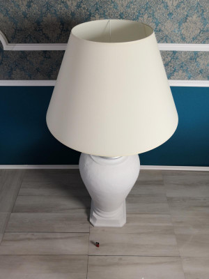XXL Ontwerp Staande lamp Vaasstandaard Lampen Verlichte vitrine 132cm Plank
