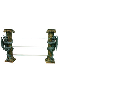 Ontwerp Vitrinekast Glaszuil Vitrinekasten Decoratieve figuren Kast 1834 Nieuw