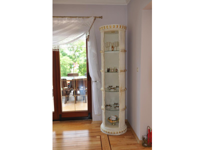 Vitrine Bar Hoekrek Glas Amfora Bodemfasering Pilaar Kast Vitrinekasten 1860