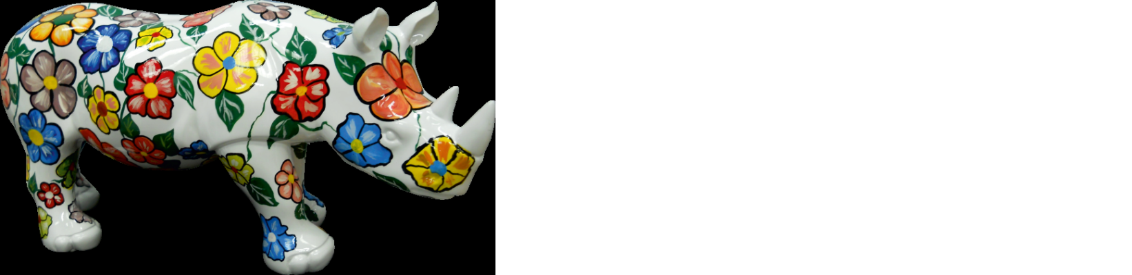 Ontwerp Nashorn Figuur Standbeeld Sculptuur Figuren Beeldhouwwerken Decoratie Deco 3096 Nieuw