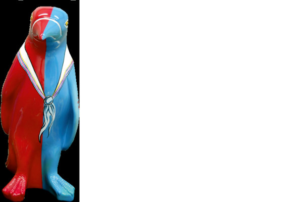Ontwerp Pinguïn Figuur Standbeeld Sculptuur Figuren Decoratie Deco 3075 Nieuw