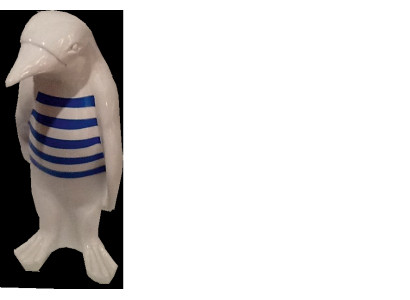 Ontwerp Decoratie Pinguïn Figuur Standbeeld Sculptuur Figuren Sculpturen Decoratie XXL 67cm