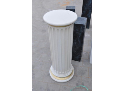 Medusa zuil zuilen marmeren sculptuur figuur Romeinse decoratie standaard Nieuw PG1102