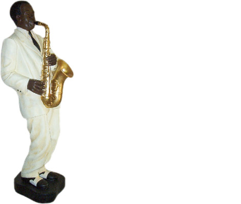 Ontwerp Saxofoon Figuur Standbeeld Sculptuur Figuren Sculpturen Decoratie 4022 Nieuw
